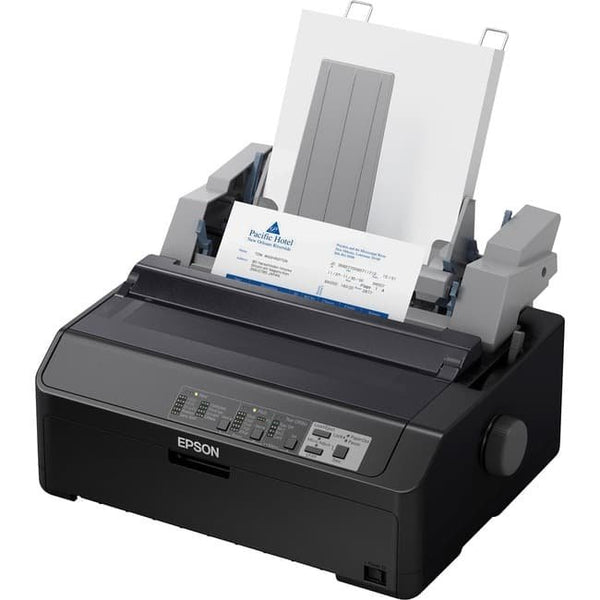 Epson – LQ-590II N 24-pin Dot Matrix Printer – Energy Star – 584 cps Mono – 8.50" Width x 11" Length – USB – Monochrome