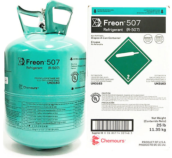 25lb R-507 Refrigerant, R-22 Replacement