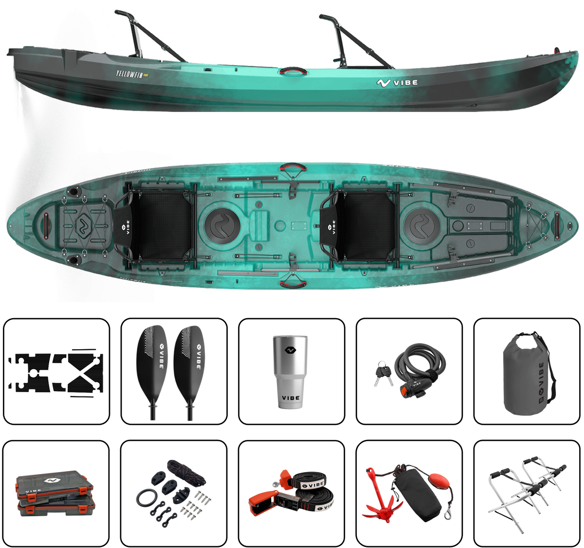 Yellowfin 130T – Outfit, Anchor & Secure Bundle