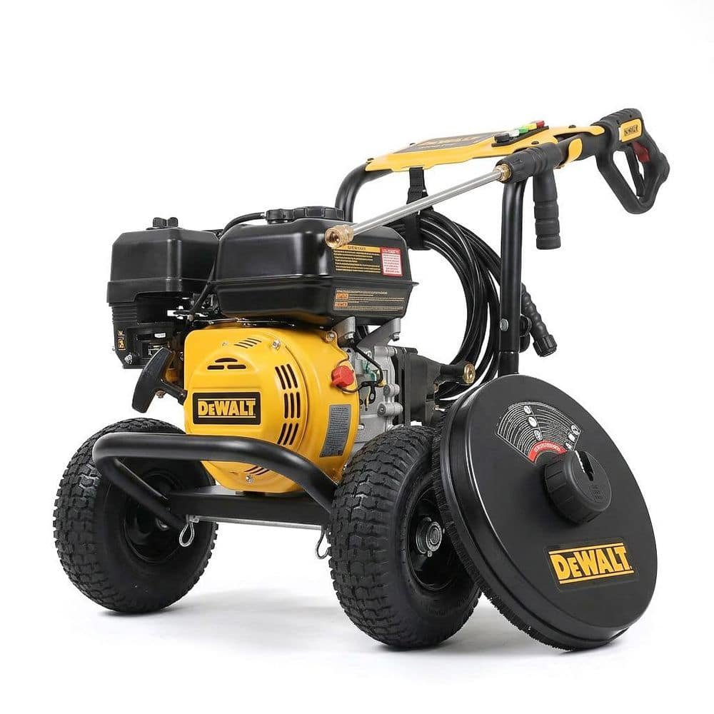 DEWALT 3500 PSI 2.5 GPM Gas Pressure Washer with Surface Cleaner, Heavy-Duty Commercial Cold Water Power Washer.