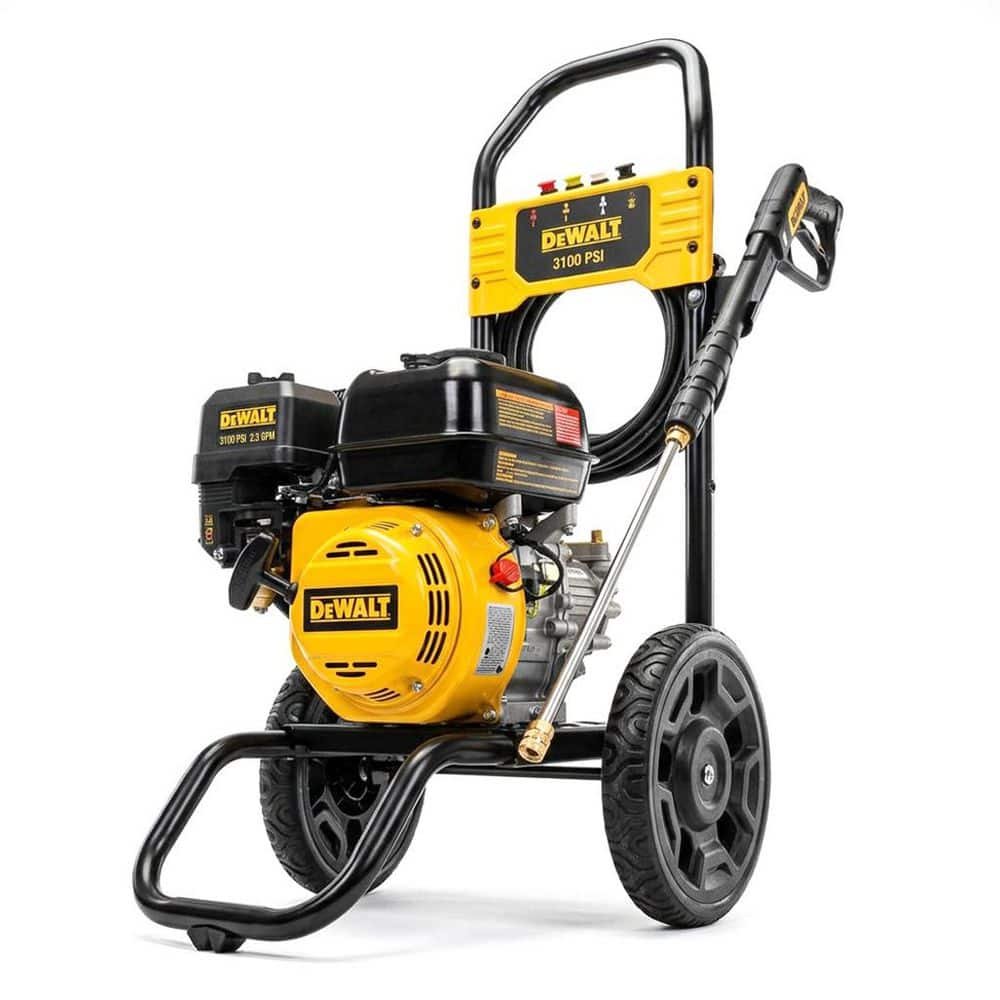 DEWALT 3100 PSI 2.3 GPM Gas Pressure Washer with Maintenance-Free Pump Reliable Residential Cold Water Power Washer.
