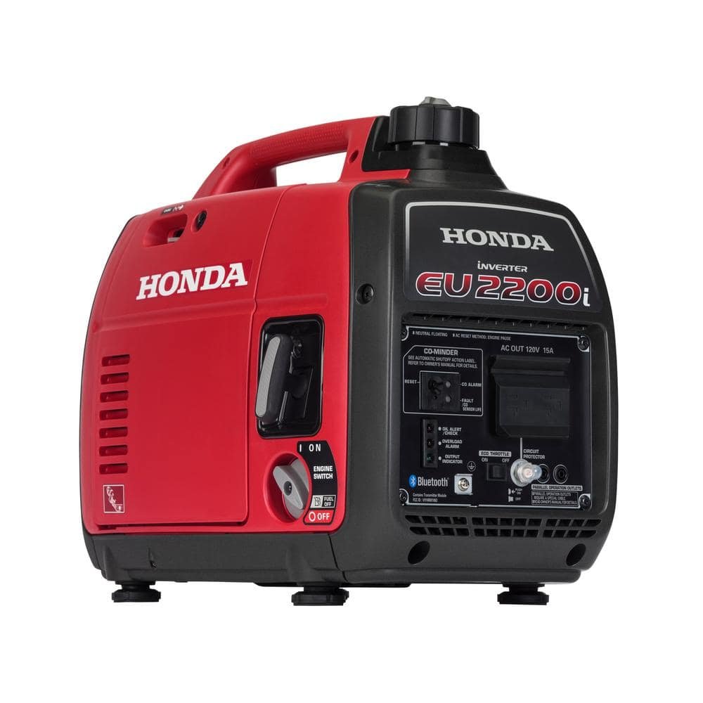 Honda 2,200-Watt/1,800-Watt Recoil Start Gasoline Powered Inverter Generator with Advanced CO Shutdown EU2200iTAN4