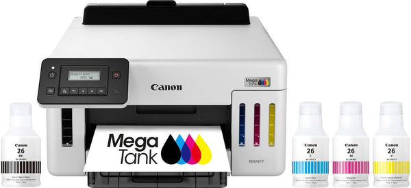 Canon – Megatank GX5120 Wireless Supertank Inkjet Printer – White