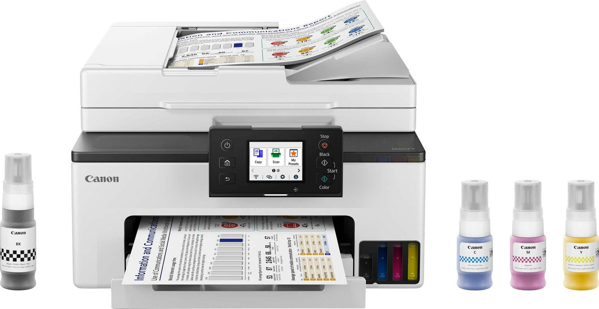 Canon – MAXIFY GX2020 Megatank Wireless All-In-One Supertank Inkjet Printer – White