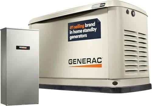 Generac Guardian 22kW Home Standby Generator with 200-Amp Transfer Switch, Aluminum Enclosure & WiFi Monitoring