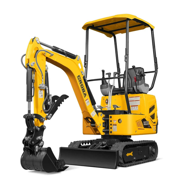 Mini Compact Excavator B&S VANGUARD 408cc 14hp Engine, 65.7" Max. Digging Depth, 2370 LBS Operating Weight, MEC10