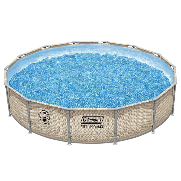 Coleman Steel Pro Max 14' x 33" Round Metal Frame Above Ground Pool Set