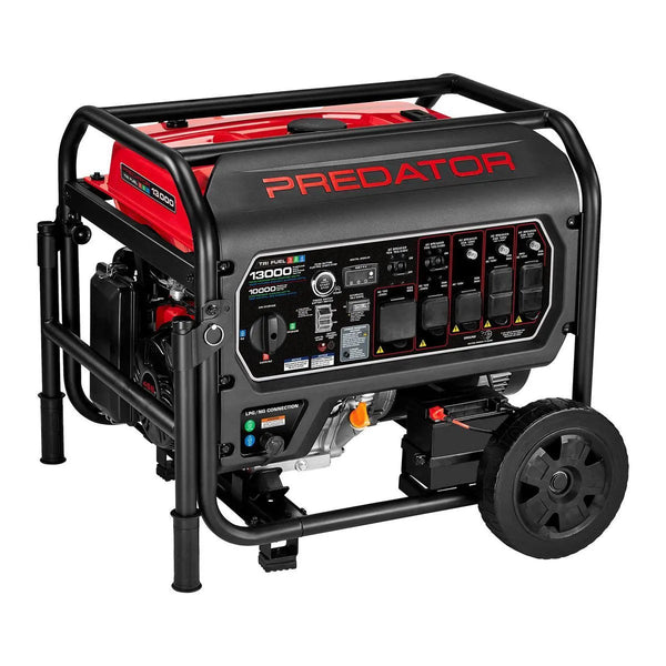Harbor Freight PREDATOR 13,000 Watt Tri-Fuel Portable Generator with Remote Start and CO SECURE Technology, 49-State.