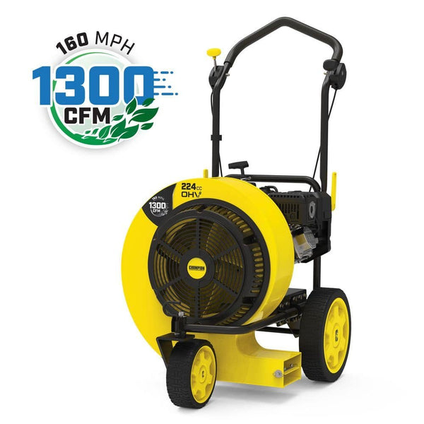 Champion Power Equipment 160 mph 224cc 1300 CFM Walk-Behind Gas Leaf Blower 201529