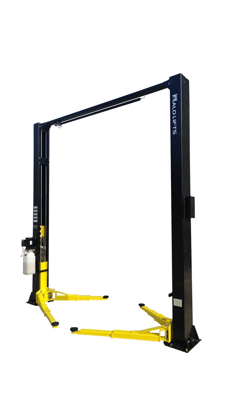 Halo Lifts Clear Floor 2 Post Car Lift