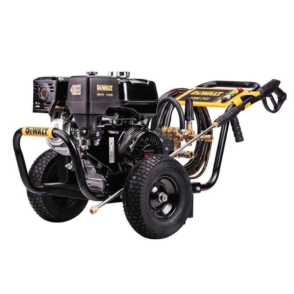 DEWALT 4200 PSI 4.0 GPM Belt Drive Gas Pressure Washer, Honda GX390 Engine, Commercial Cold Water Power Cleaner DH4240B