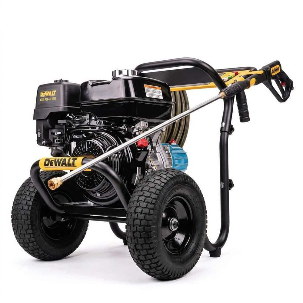 DEWALT 4200 PSI 4.0 GPM Gas Pressure Washer with HONDA GX390 Engine and CAT Pump, Heavy-Duty Commercial Cold Water.