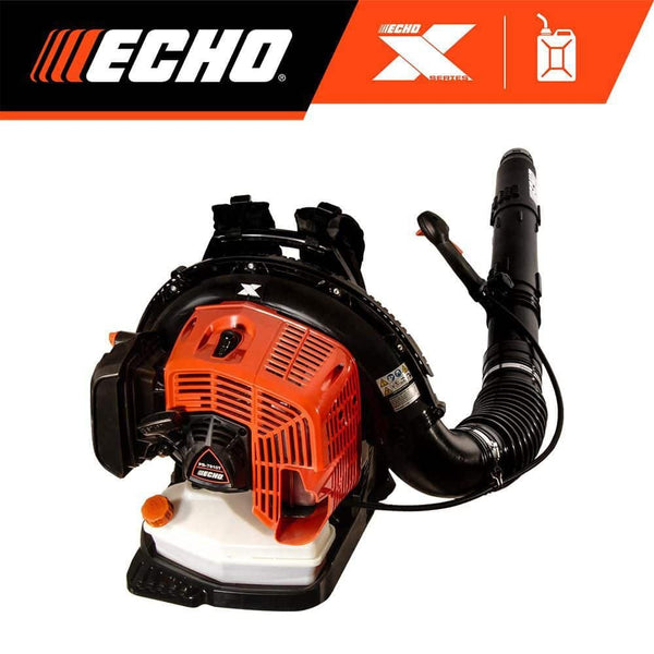 ECHO 240 MPH 835 CFM 79.9cc Gas 2-Stroke X Series Backpack Leaf Blower with Tube-Mounted Throttle PB-7910T