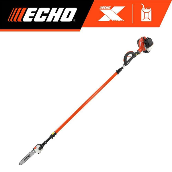ECHO 12 in. 25.4 cc Gas 2-Stroke X Series Telescoping Power Pole Saw with Loop Handle and Shaft Extending to 12.1 ft.