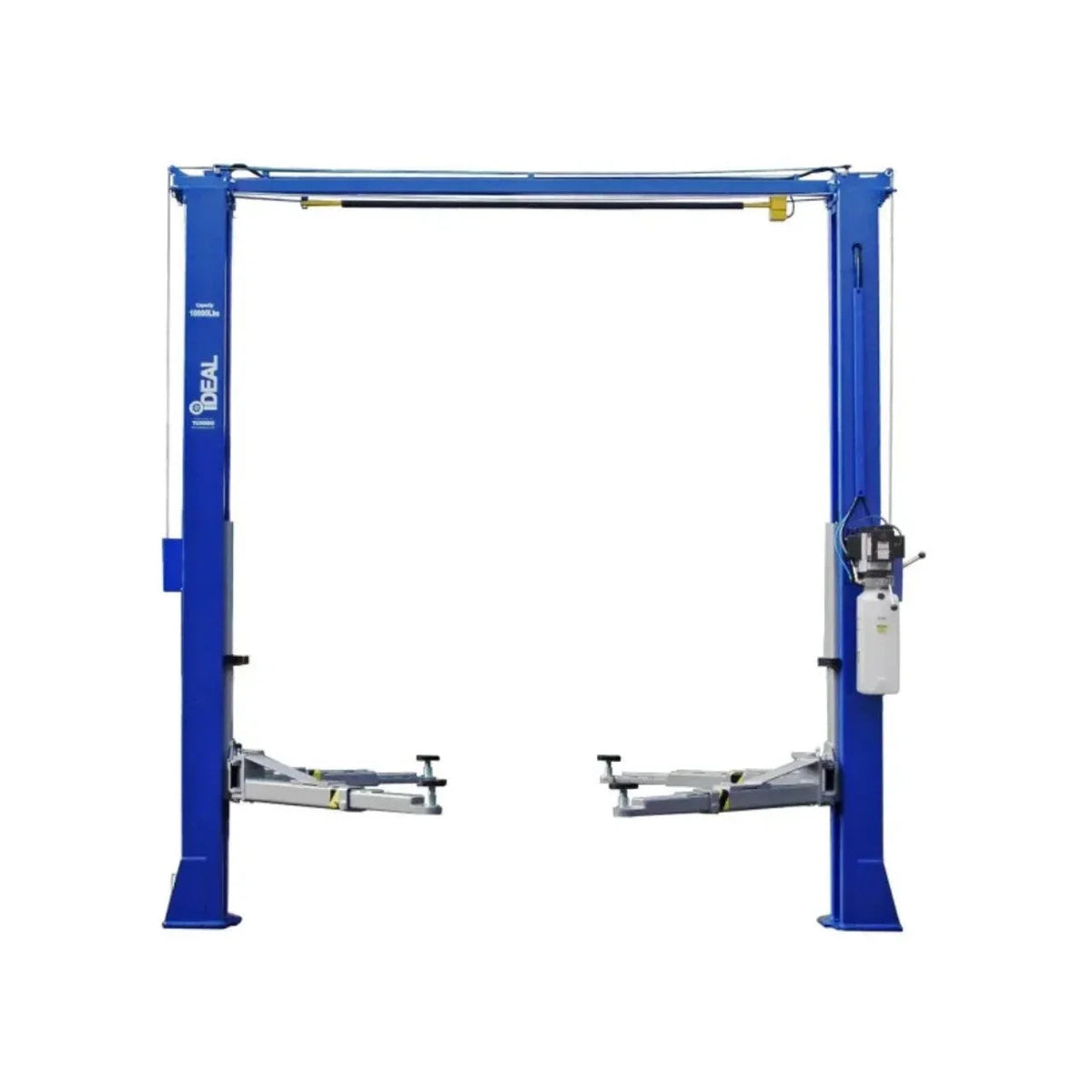 iDEAL TP10KAC-DX 10,000 Lb Two-Post Clear Floor BI-symmetrical Lift – Ali Certified