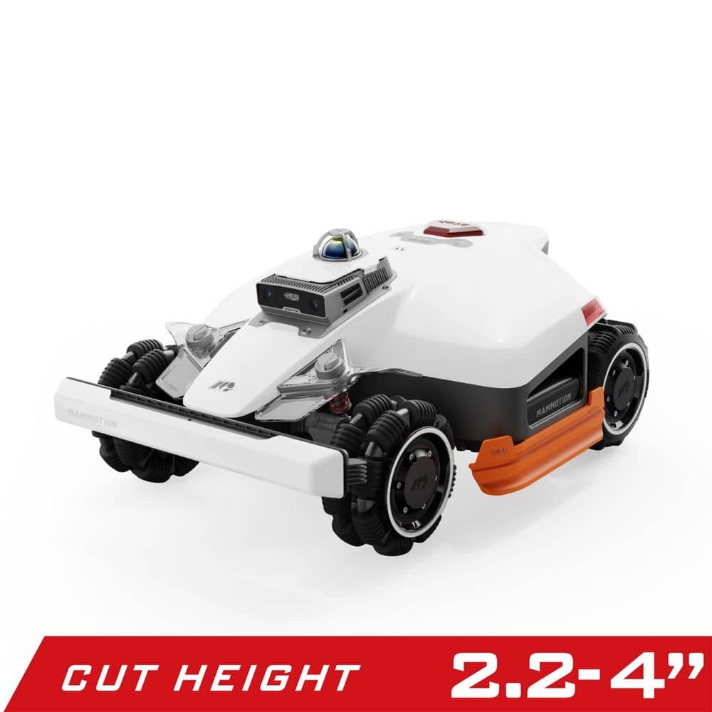 MAMMOTION Luba 3 AWD 16 in. 360° LiDAR Robot Lawn Mower (3/4 Acre) Adjustable Cutting Height(2.2 in. – 4 in.)All.