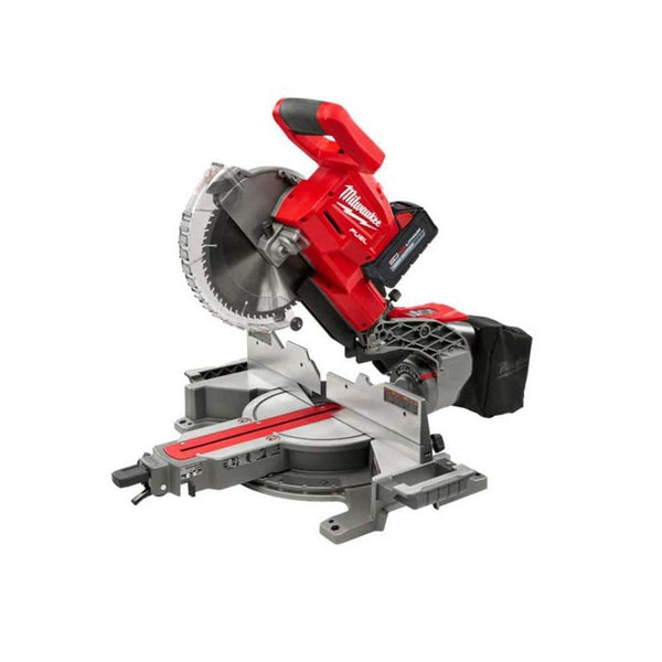 Milwaukee M18 FUEL 18V 10 in. Lithium-Ion Brushless Cordless Dual Bevel Sliding Compound Miter Saw Kit with One 8.0 Ah.